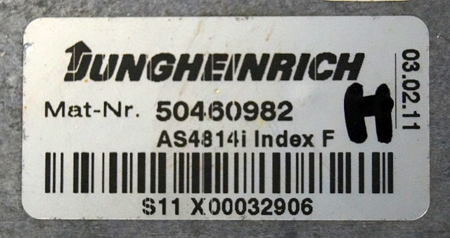 Jungheinrich 50460982 | Hef regeling Lifting controller AS4814i index F from ET - وحدة إي سي يو - معدات المناولة: صورة 2 Jungheinrich 50460982 | Hef regeling Lifting controller AS4814i index F from ET - وحدة إي سي يو - معدات المناولة: صورة 2