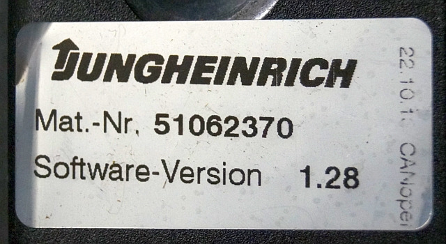 Jungheinrich 51037707 | Rij regeling driving controller AS2405i index E Sw. 1,28 - وحدة إي سي يو - معدات المناولة: صورة 4 Jungheinrich 51037707 | Rij regeling driving controller AS2405i index E Sw. 1,28 - وحدة إي سي يو - معدات المناولة: صورة 4