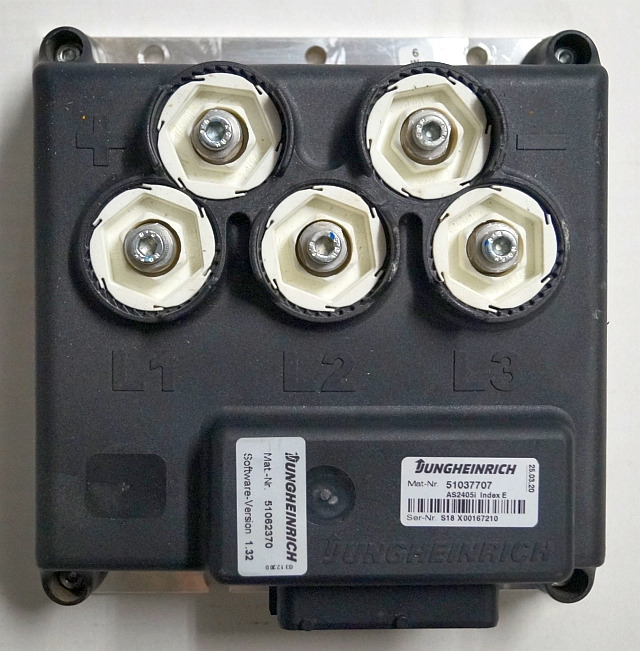Jungheinrich 51037707 | Rij regeling driving controller AS2405i index E Sw. 1,31 - وحدة إي سي يو - معدات المناولة: صورة 1 Jungheinrich 51037707 | Rij regeling driving controller AS2405i index E Sw. 1,31 - وحدة إي سي يو - معدات المناولة: صورة 1
