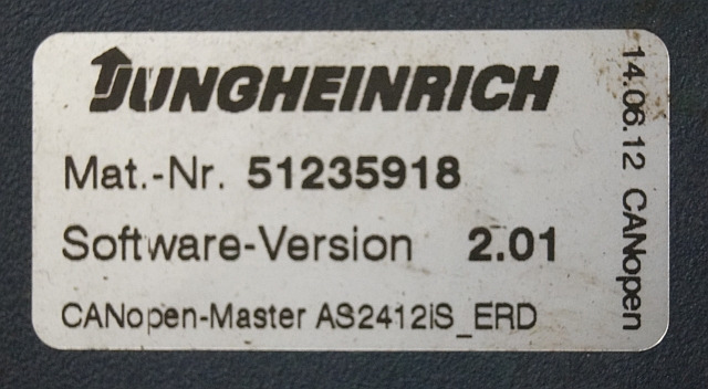 Jungheinrich 51226801 | Rij/hef/stuur regeling drive/lift/steering controller A - وحدة إي سي يو - معدات المناولة: صورة 3 Jungheinrich 51226801 | Rij/hef/stuur regeling drive/lift/steering controller A - وحدة إي سي يو - معدات المناولة: صورة 3