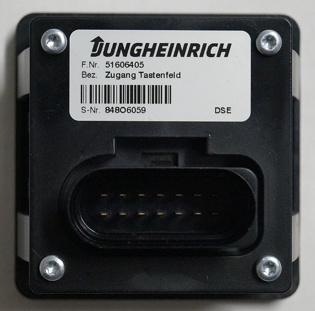 Jungheinrich 51606405 | Code key sn. 848O6059 - النظام الكهربائي - معدات المناولة: صورة 2 Jungheinrich 51606405 | Code key sn. 848O6059 - النظام الكهربائي - معدات المناولة: صورة 2