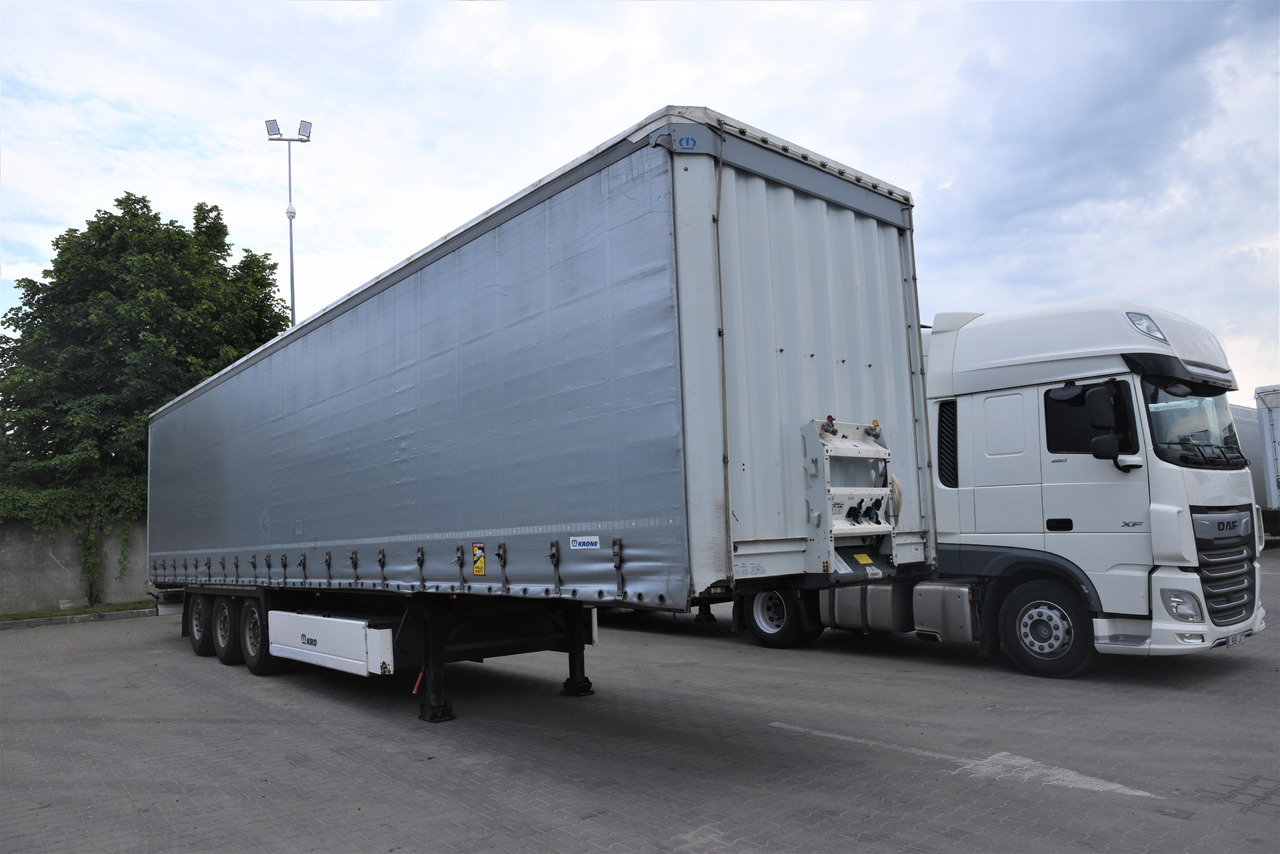 Krone SDP Profi Liner Standard Lifting Axle - نصف مقطورة بستائر جانبية: صورة 3 Krone SDP Profi Liner Standard Lifting Axle - نصف مقطورة بستائر جانبية: صورة 3