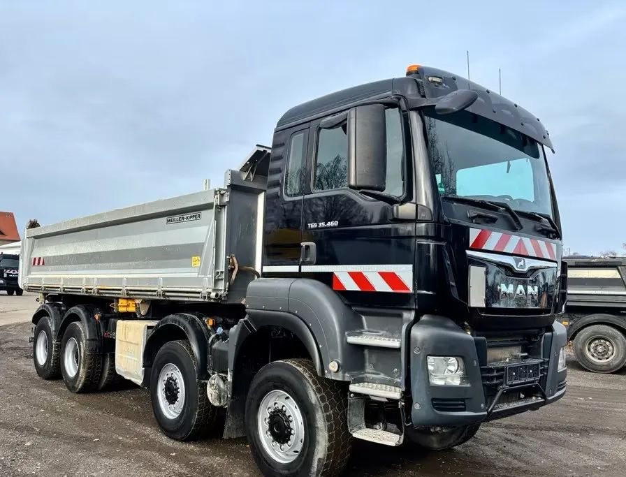 MAN TGS 35.460 / 8x6 – Meiller Trójstronna wywrotka / Euro 6c / Kamera / - شاحنة قلاب: صورة 2 MAN TGS 35.460 / 8x6 – Meiller Trójstronna wywrotka / Euro 6c / Kamera / - شاحنة قلاب: صورة 2