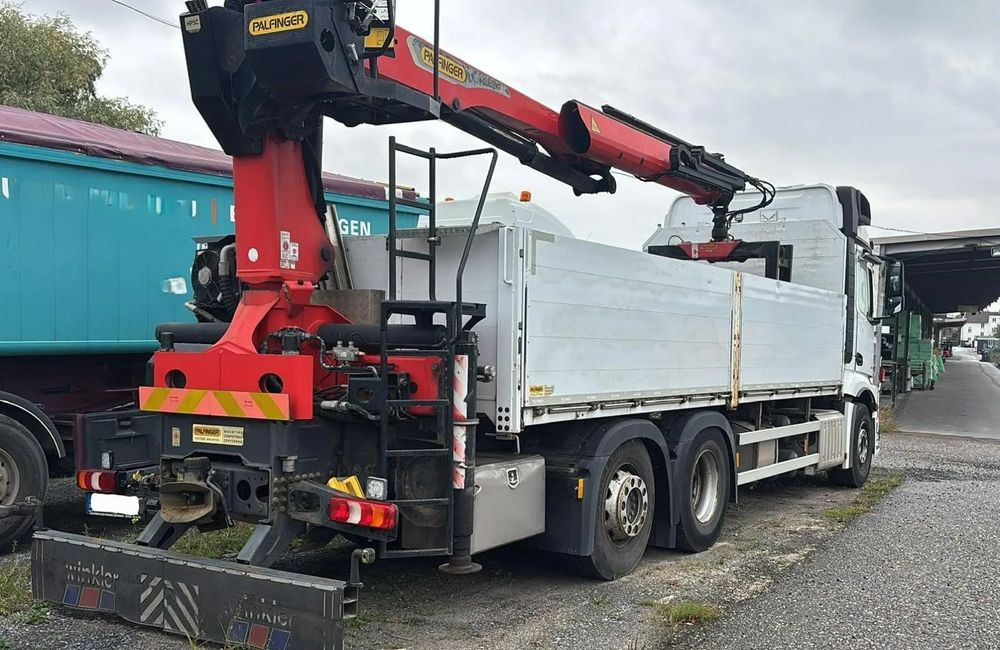Mercedes-Benz ACTROS 2545 / 6x2 / HDS Palfinger PK 20.501 sterowany radiowo / Przyczepa w zestawie / Euro6/ Przebieg 340 000km - شاحنات مسطحة, شاحنة كرين: صورة 2 Mercedes-Benz ACTROS 2545 / 6x2 / HDS Palfinger PK 20.501 sterowany radiowo / Przyczepa w zestawie / Euro6/ Przebieg 340 000km - شاحنات مسطحة, شاحنة كرين: صورة 2
