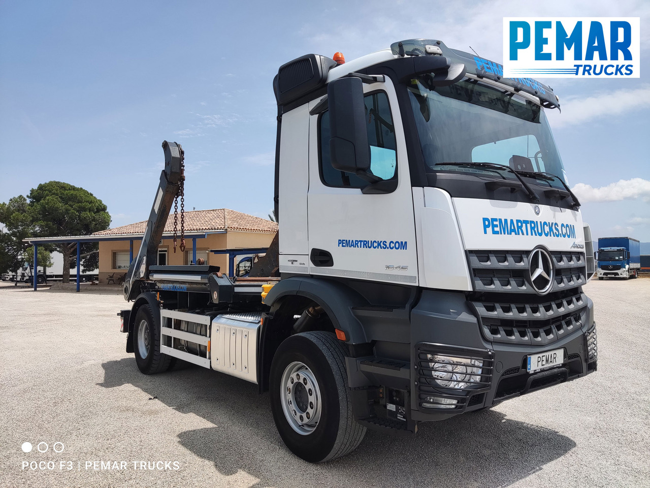 MERCEDES-BENZ AROCS 1845 PORTACONTENEDOR CADENAS - شاحنة لودر انزلاقي: صورة 4 MERCEDES-BENZ AROCS 1845 PORTACONTENEDOR CADENAS - شاحنة لودر انزلاقي: صورة 4