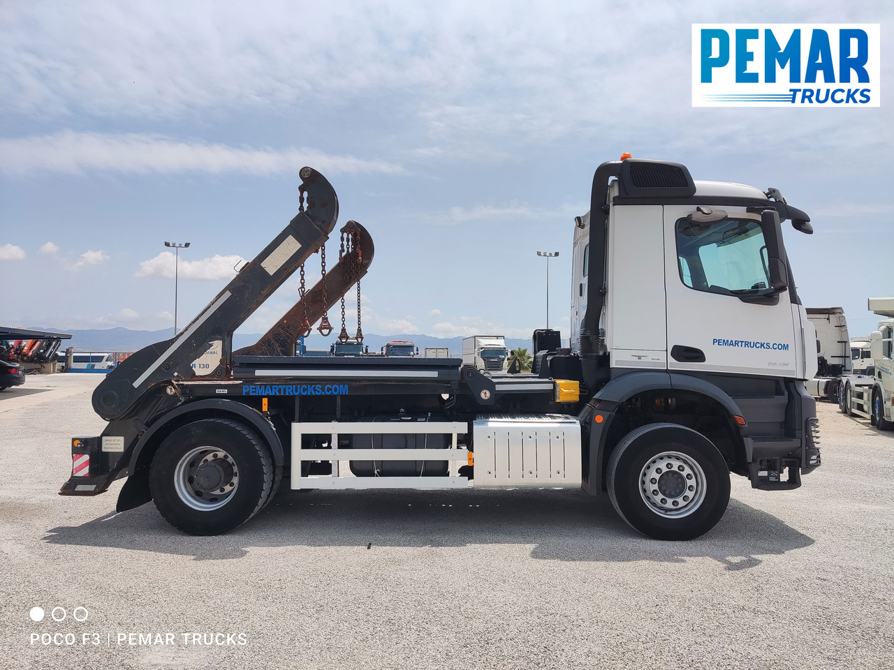 MERCEDES-BENZ AROCS 1845 PORTACONTENEDOR CADENAS - شاحنة لودر انزلاقي: صورة 5 MERCEDES-BENZ AROCS 1845 PORTACONTENEDOR CADENAS - شاحنة لودر انزلاقي: صورة 5
