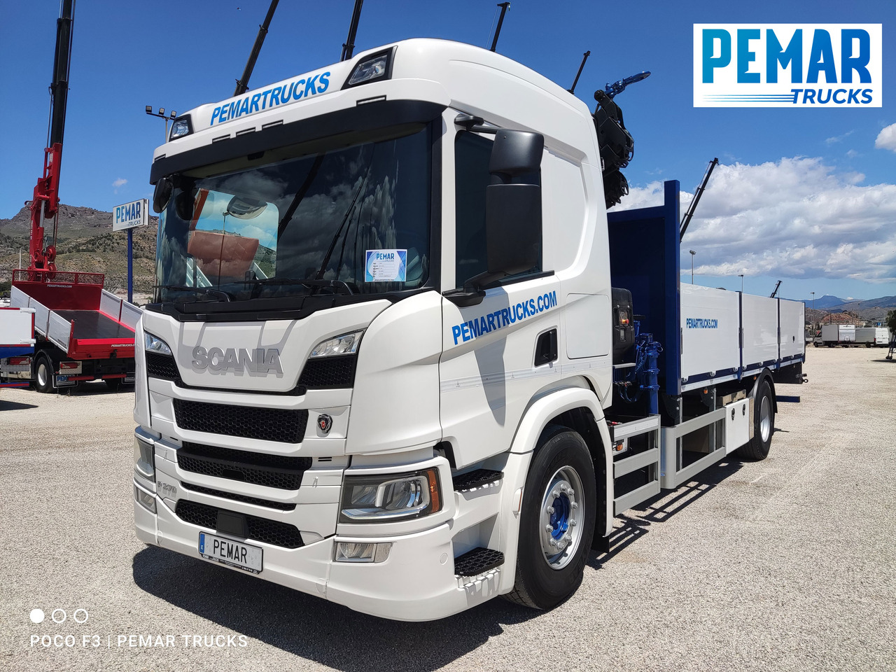 SCANIA P 370 4X2 GRUA CAJA FIJA - شاحنات مسطحة, شاحنة كرين: صورة 2 SCANIA P 370 4X2 GRUA CAJA FIJA - شاحنات مسطحة, شاحنة كرين: صورة 2