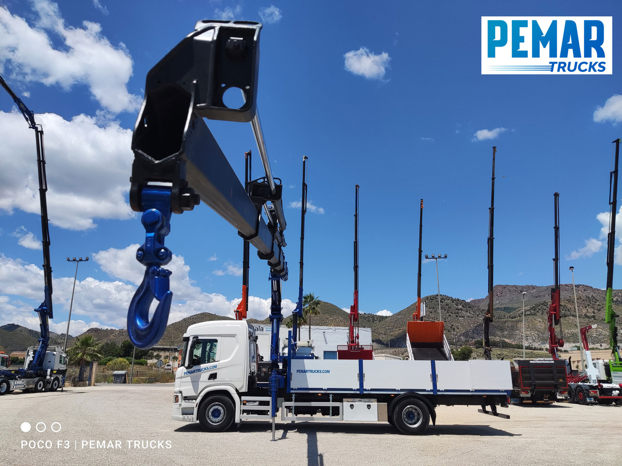 تأجير SCANIA P 370 GRUA CAJA FIJA 18T SCANIA P 370 GRUA CAJA FIJA 18T: صورة 9