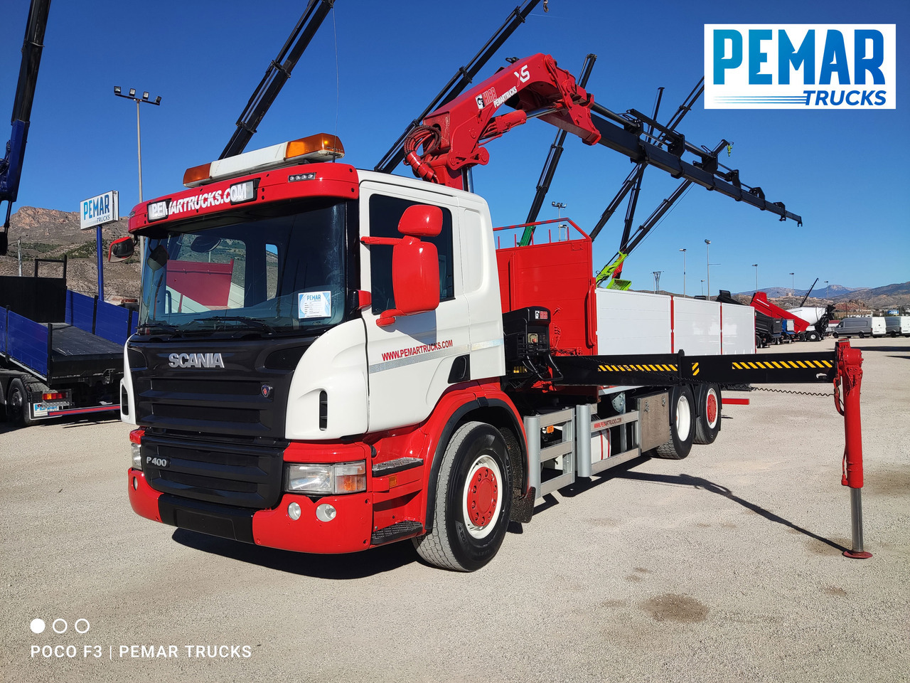 SCANIA P 400 6X2 GRUA CAJA FIJA - شاحنة كرين: صورة 1 SCANIA P 400 6X2 GRUA CAJA FIJA - شاحنة كرين: صورة 1