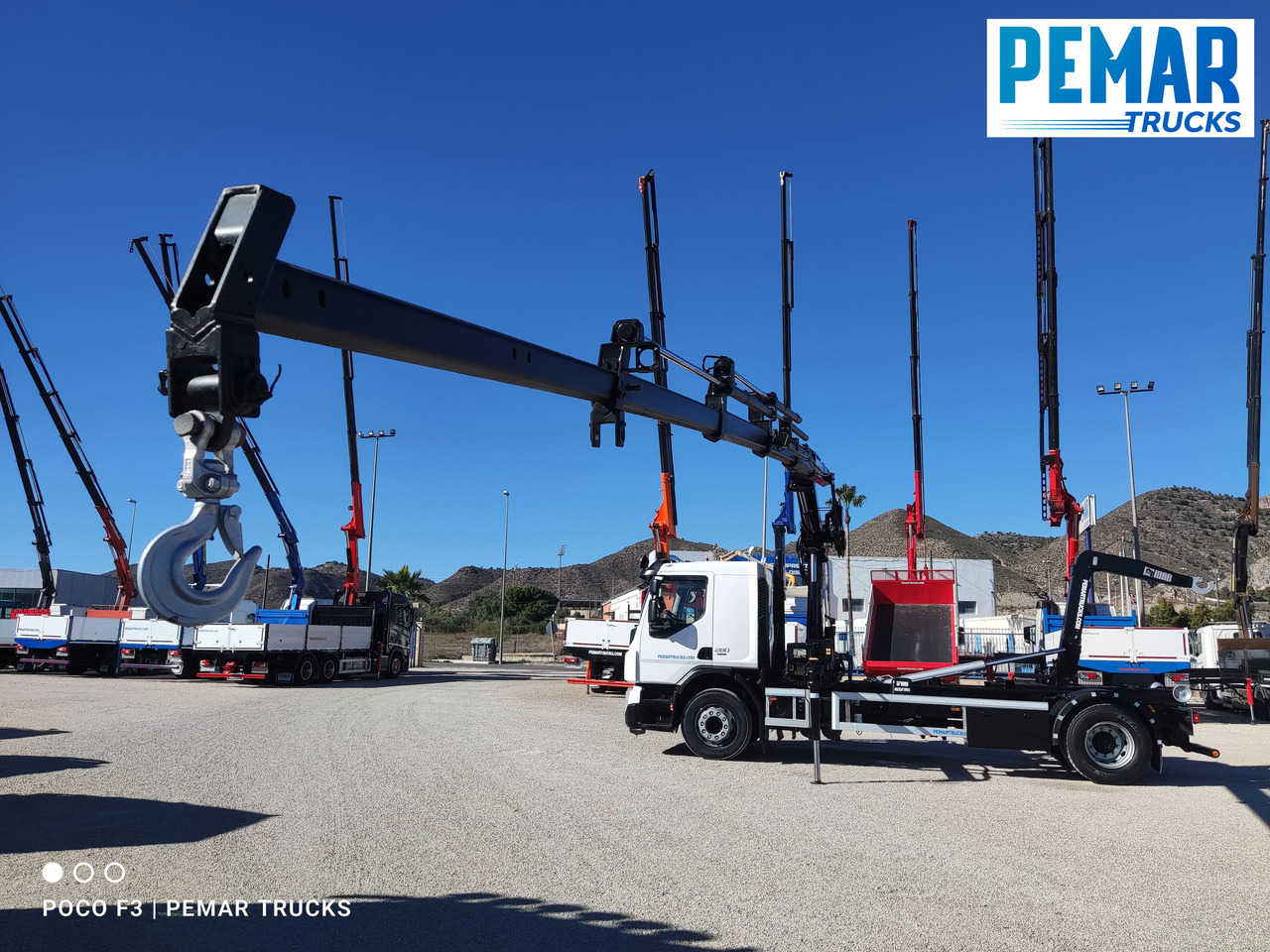 شاحنة قلاب, شاحنة كرين VOLVO FE 280 GRUA MULTILIFT 18T EURO 6: صورة 10