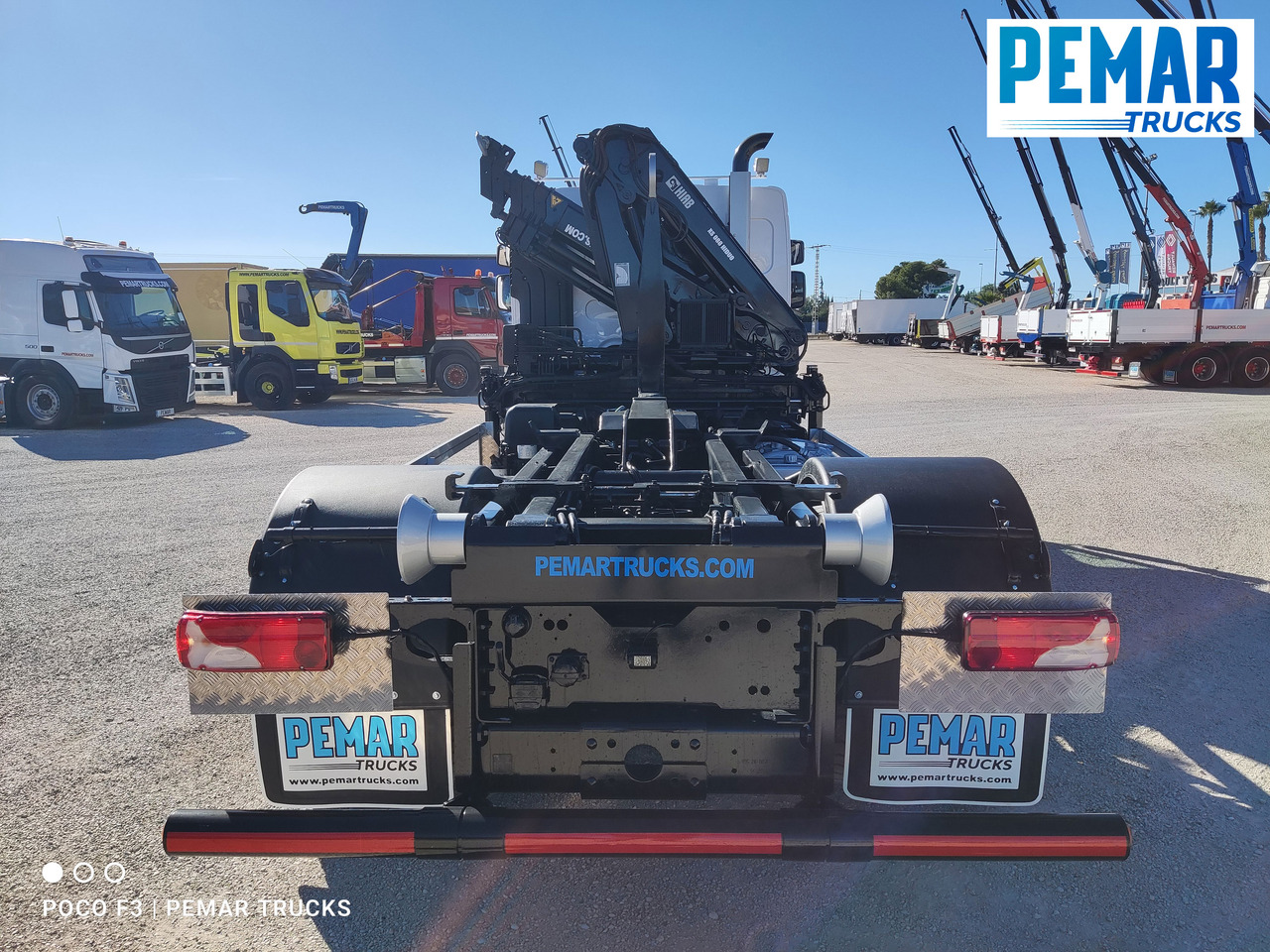 شاحنة قلاب, شاحنة كرين VOLVO FE 280 GRUA MULTILIFT 18T EURO 6: صورة 16