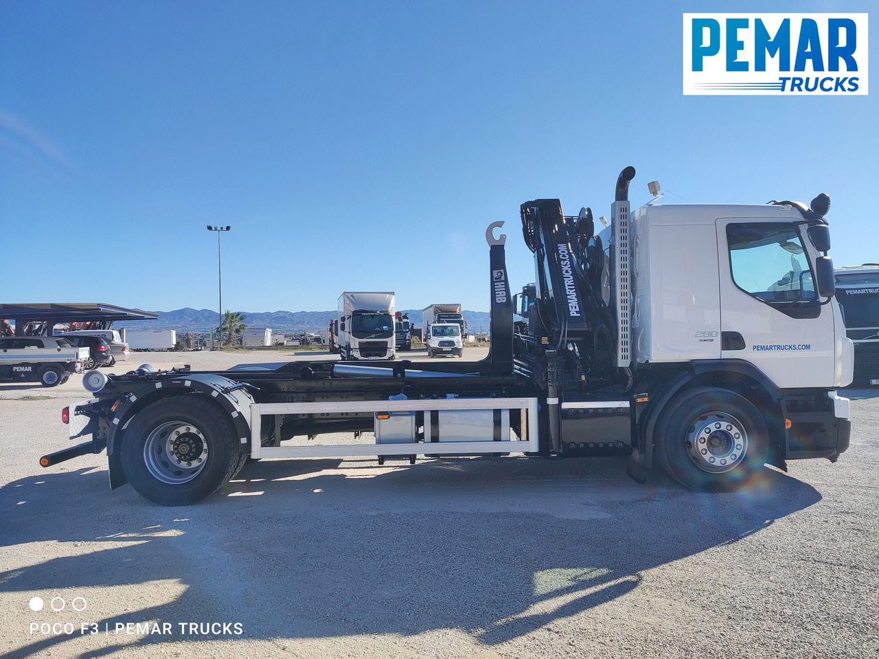 شاحنة قلاب, شاحنة كرين VOLVO FE 280 GRUA MULTILIFT 18T EURO 6: صورة 14