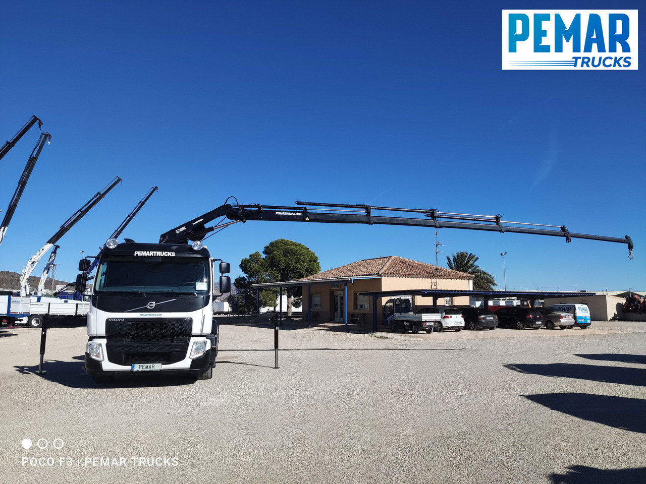 شاحنة قلاب, شاحنة كرين VOLVO FE 280 GRUA MULTILIFT 18T EURO 6: صورة 8