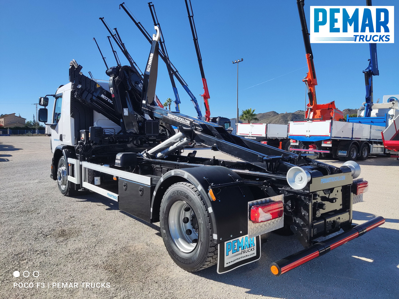 شاحنة قلاب, شاحنة كرين VOLVO FE 280 GRUA MULTILIFT 18T EURO 6: صورة 20