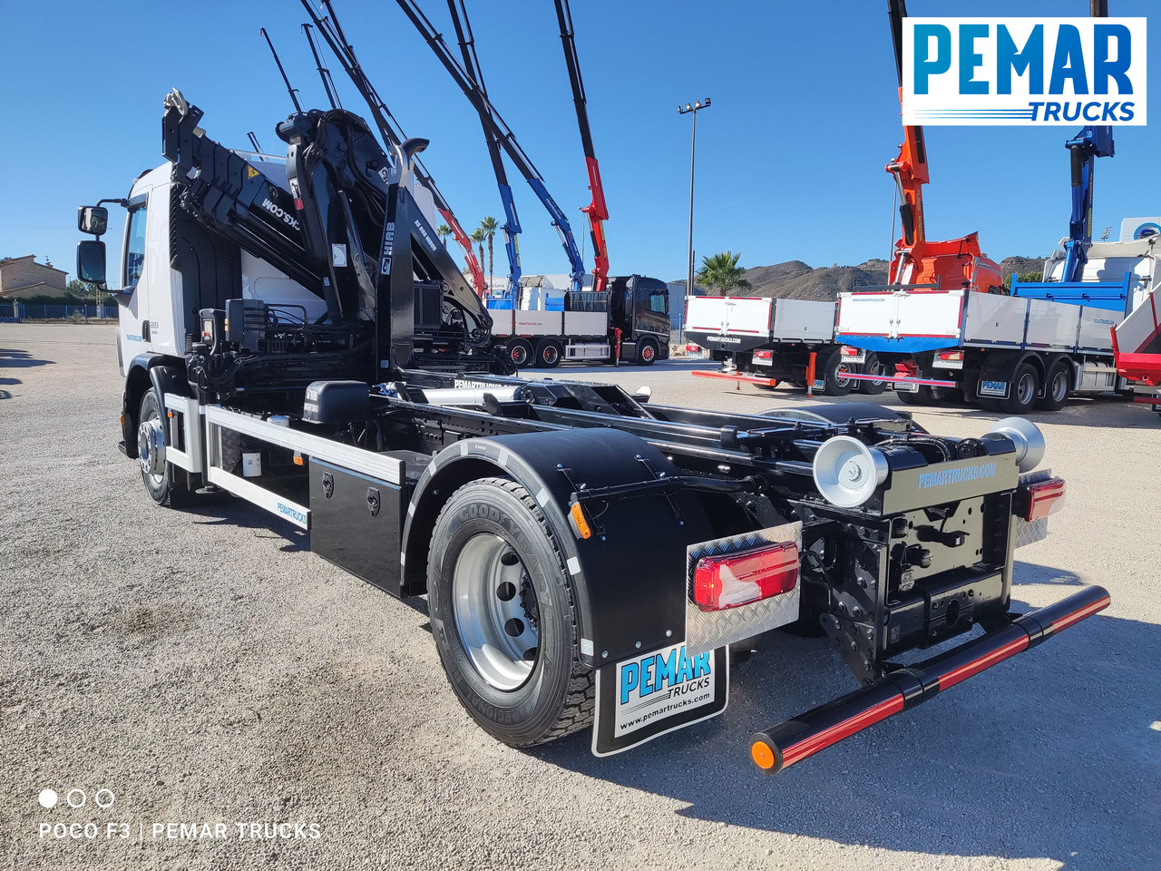 شاحنة قلاب, شاحنة كرين VOLVO FE 280 GRUA MULTILIFT 18T EURO 6: صورة 17