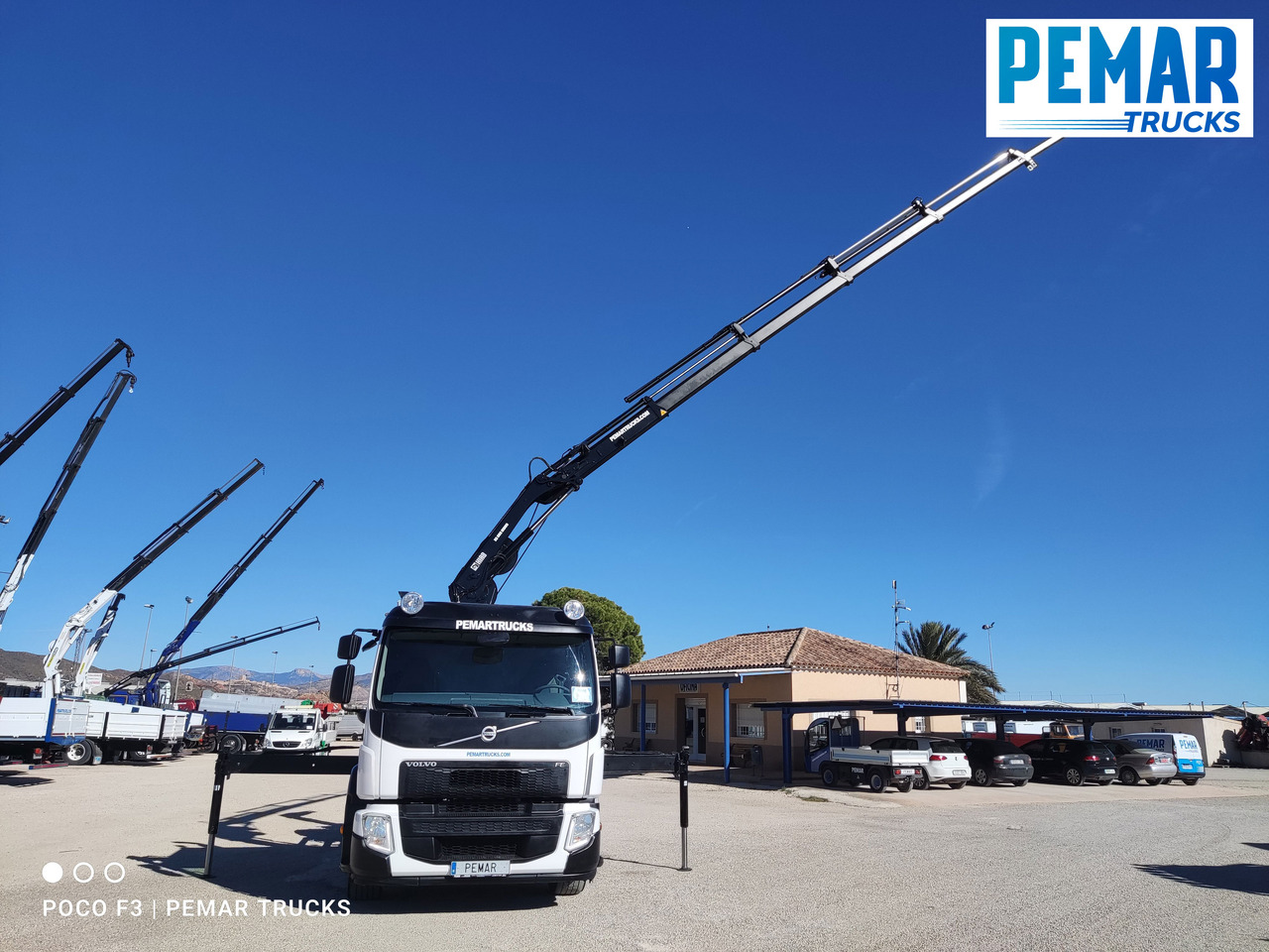 شاحنة قلاب, شاحنة كرين VOLVO FE 280 GRUA MULTILIFT 18T EURO 6: صورة 6