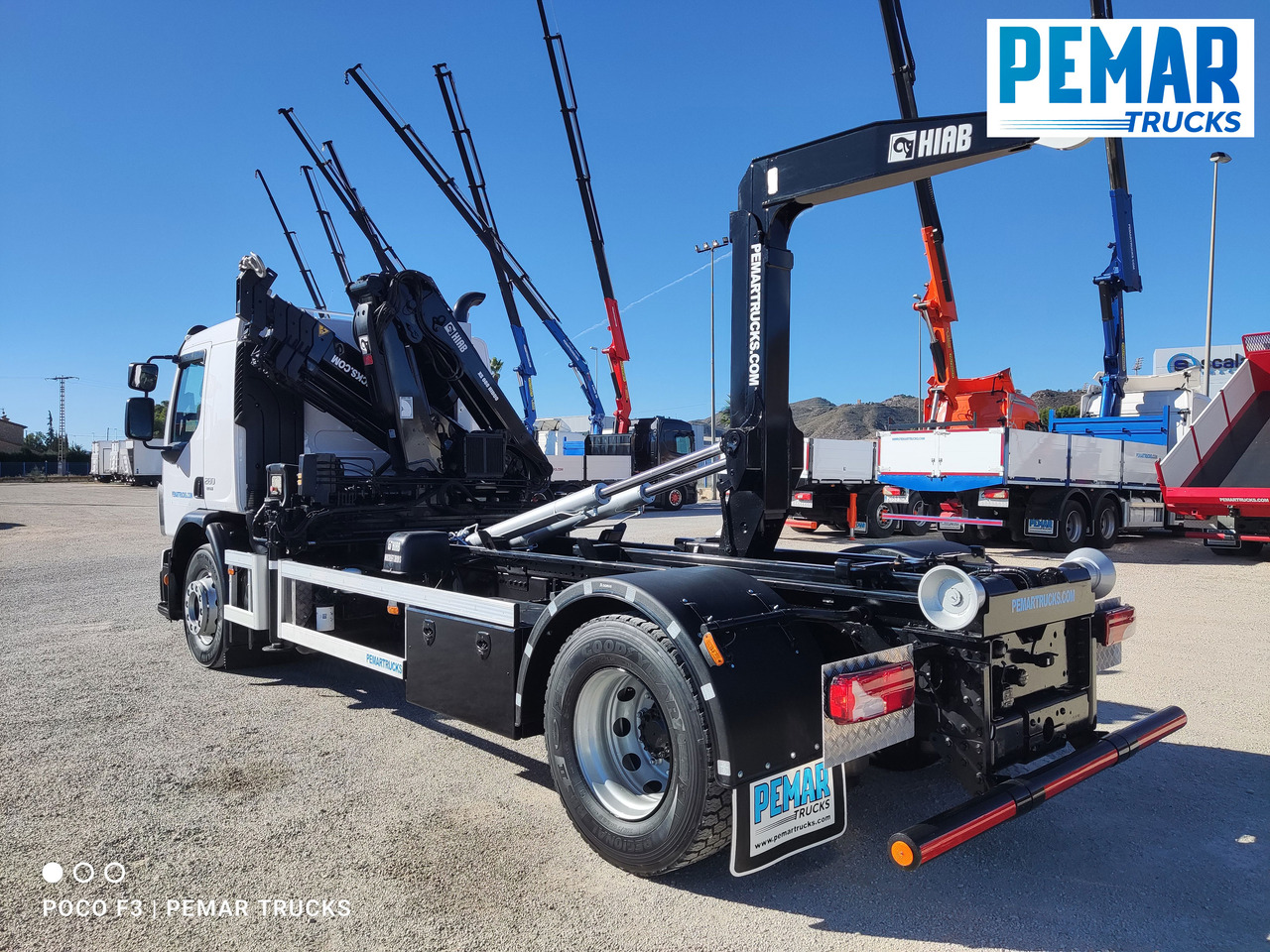 شاحنة قلاب, شاحنة كرين VOLVO FE 280 GRUA MULTILIFT 18T EURO 6: صورة 23