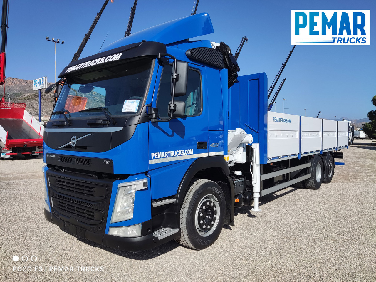 VOLVO FM 450 6X2 GRUA CAJA FIJA EURO 6 - شاحنات مسطحة, شاحنة كرين: صورة 2 VOLVO FM 450 6X2 GRUA CAJA FIJA EURO 6 - شاحنات مسطحة, شاحنة كرين: صورة 2