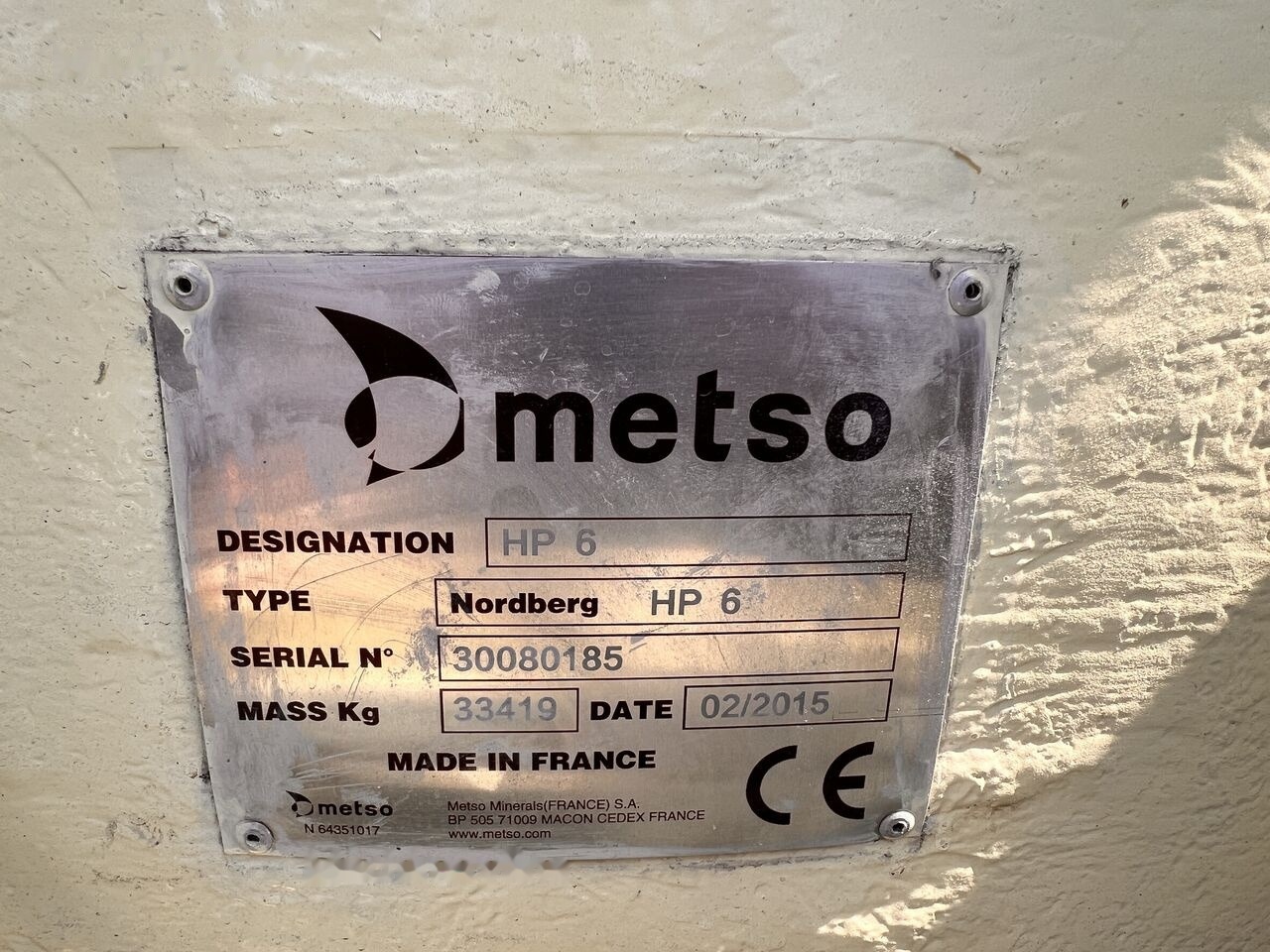 Metso Nordberg HP6 Cone Crusher | Hard Stone - كسارة مخرو: صورة 3 Metso Nordberg HP6 Cone Crusher | Hard Stone - كسارة مخرو: صورة 3