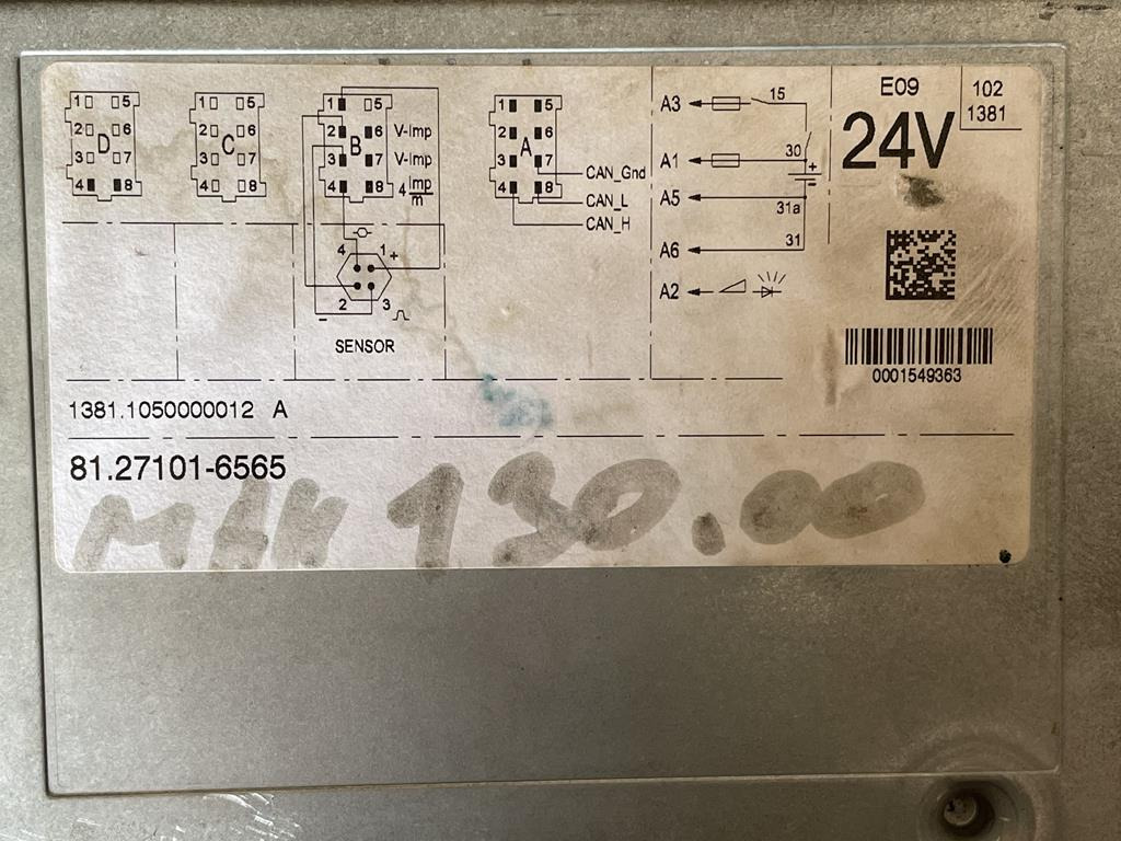 MAN VDO - 81.27101-6565 - جهاز تسجيل السرعة - شاحنة: صورة 3 MAN VDO - 81.27101-6565 - جهاز تسجيل السرعة - شاحنة: صورة 3