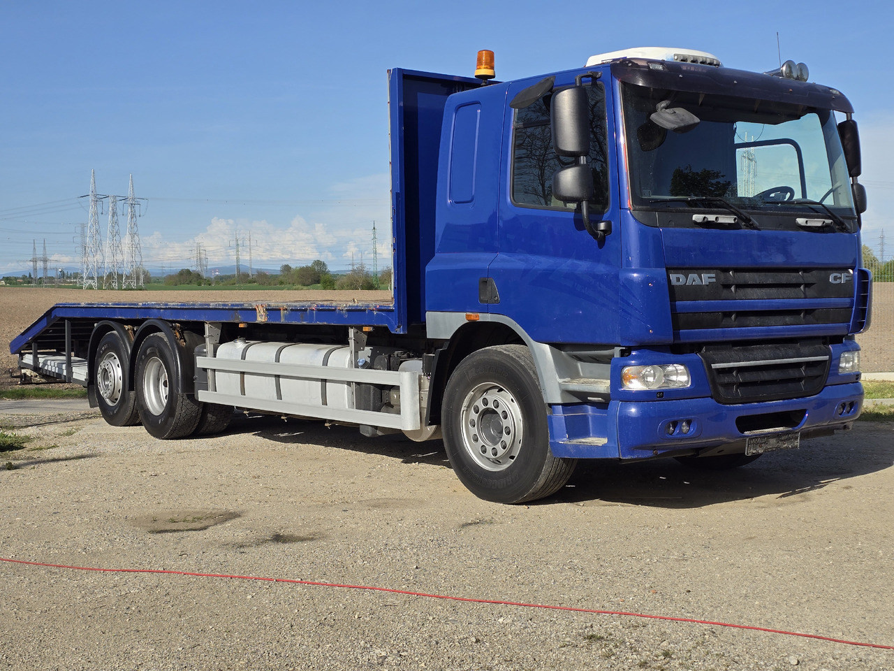 DAF CF 360 MACHINE TRANSPORTER - شاحنة نقل سيارات شاحنة: صورة 2 DAF CF 360 MACHINE TRANSPORTER - شاحنة نقل سيارات شاحنة: صورة 2
