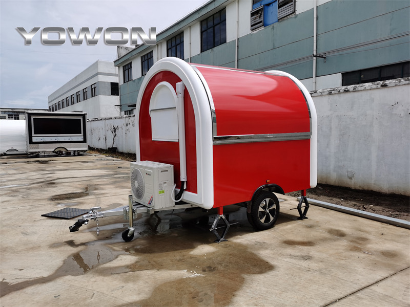 YOWON Fully customized food vending cart mobile street fast food trailer - بيع مقطورة: صورة 1 YOWON Fully customized food vending cart mobile street fast food trailer - بيع مقطورة: صورة 1
