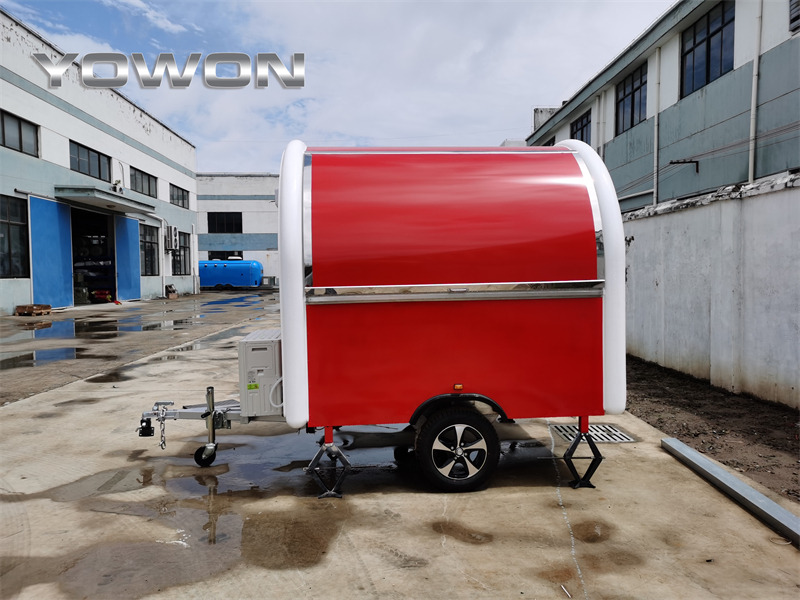 YOWON Fully customized food vending cart mobile street fast food trailer - بيع مقطورة: صورة 2 YOWON Fully customized food vending cart mobile street fast food trailer - بيع مقطورة: صورة 2