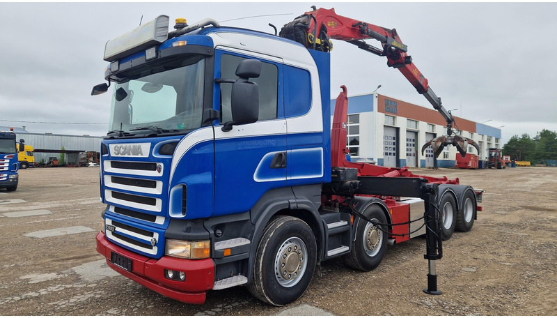 Scania R500 8X4 Epsilon E250Z95 - شاحنة برافعة خطافية, شاحنة كرين: صورة 1 Scania R500 8X4 Epsilon E250Z95 - شاحنة برافعة خطافية, شاحنة كرين: صورة 1