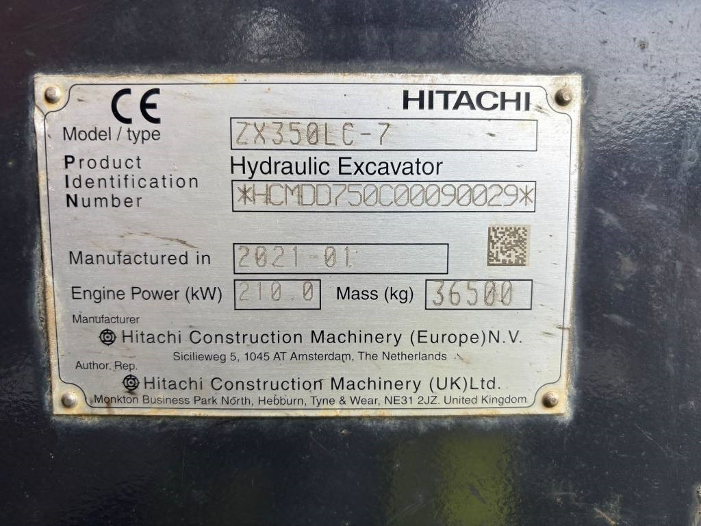 Hitachi ZX 350 LC-7 (Under Preparation) - حفار زاحف: صورة 2 Hitachi ZX 350 LC-7 (Under Preparation) - حفار زاحف: صورة 2
