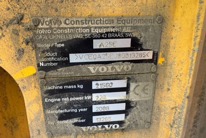 Volvo A 25 E (On Transport) - شاحنة مفصلية: صورة 2 Volvo A 25 E (On Transport) - شاحنة مفصلية: صورة 2