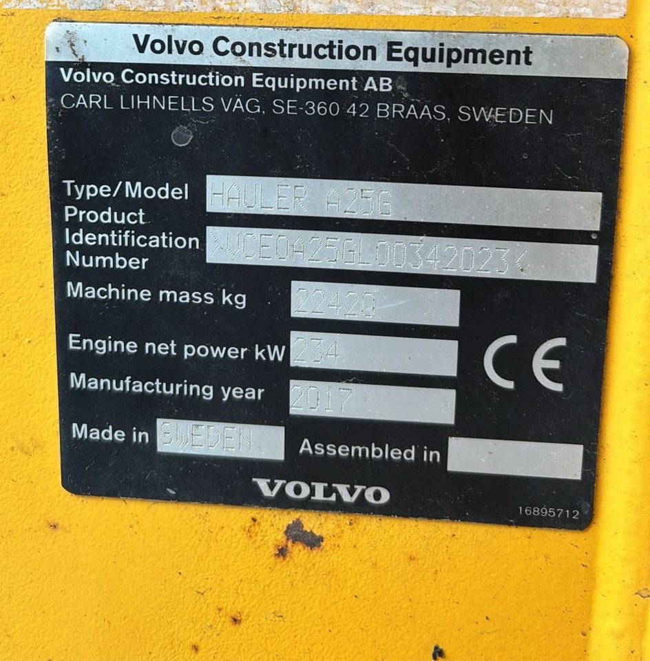 Volvo A 25 G (Under Preparation) - شاحنة مفصلية: صورة 2 Volvo A 25 G (Under Preparation) - شاحنة مفصلية: صورة 2