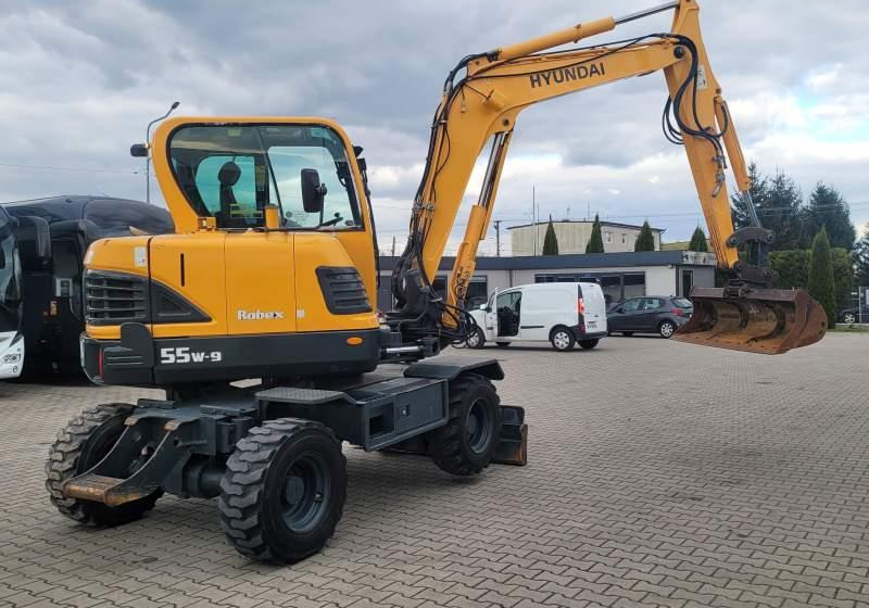 حفار ذو عجلات Hyundai ROBEX 55W-9 EXCAVATOR / SPROWADZONY Z FRANCJI: صورة 13