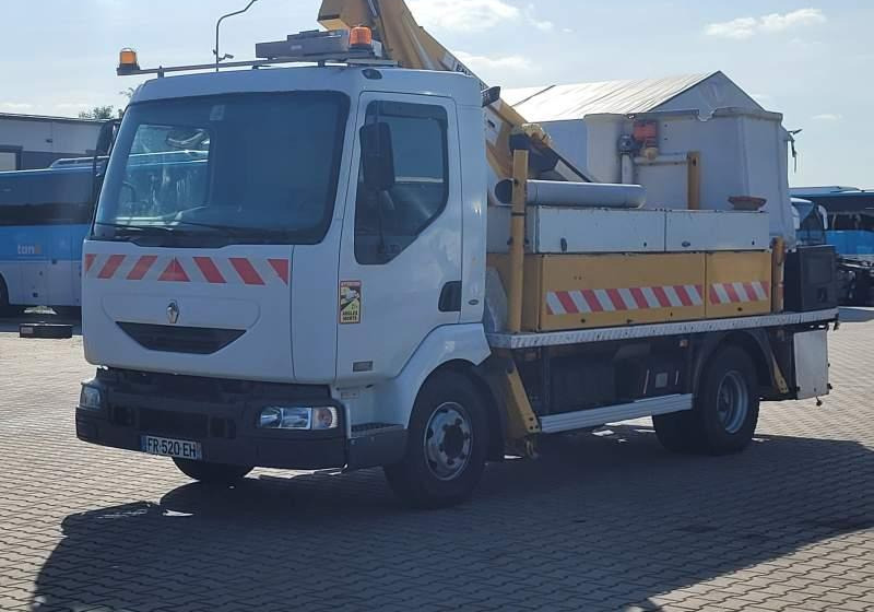 Renault MIDLUM 180 DCI / SPROWADZONA / ZWYŻKA - منصة محمولة مثبتة على الشاحنة: صورة 2 Renault MIDLUM 180 DCI / SPROWADZONA / ZWYŻKA - منصة محمولة مثبتة على الشاحنة: صورة 2