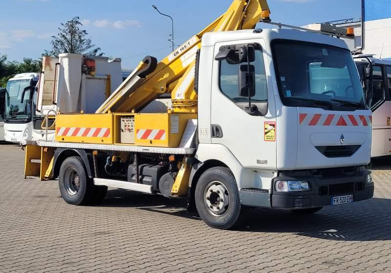 Renault MIDLUM 180 DCI / SPROWADZONA / ZWYŻKA - منصة محمولة مثبتة على الشاحنة: صورة 1 Renault MIDLUM 180 DCI / SPROWADZONA / ZWYŻKA - منصة محمولة مثبتة على الشاحنة: صورة 1