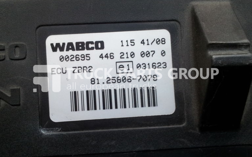 وحدة إي سي يو - شاحنة MAN TGA, TGX, ECU central on-board computer ZBR, ZBR2, 81258067072, control unit: صورة 12