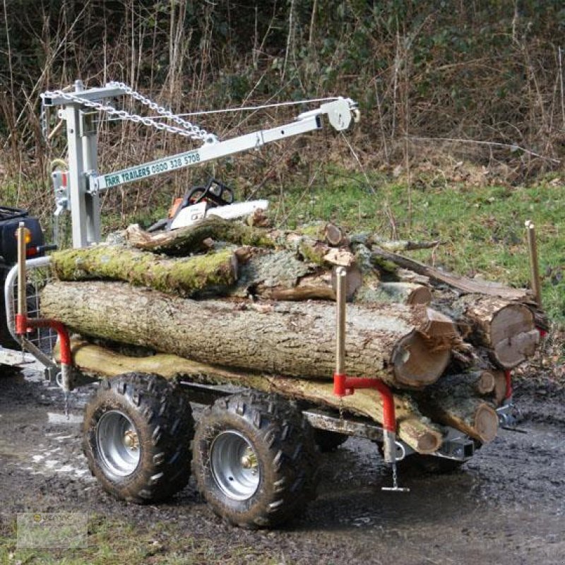 Vemac ATV Quad 2ton Rückewagen Holzrückewagen Forst Kran Traktor - مقطورة الغابات: صورة 2 Vemac ATV Quad 2ton Rückewagen Holzrückewagen Forst Kran Traktor - مقطورة الغابات: صورة 2