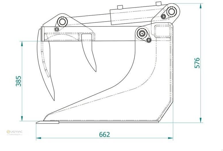Vemac Krokodilschaufel 90 cm Kroko Schaufel Avant Multione Hoflader NEU - معدات تخزين حبوب: صورة 2 Vemac Krokodilschaufel 90 cm Kroko Schaufel Avant Multione Hoflader NEU - معدات تخزين حبوب: صورة 2