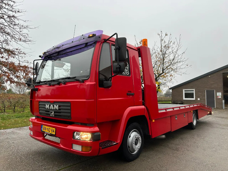 MAN L20 / NL TRUCK / EURO3 / 111.000km / EL. WINCH / 7,5t / SUPER CONDITION!! - شاحنة نقل سيارات شاحنة: صورة 1 MAN L20 / NL TRUCK / EURO3 / 111.000km / EL. WINCH / 7,5t / SUPER CONDITION!! - شاحنة نقل سيارات شاحنة: صورة 1