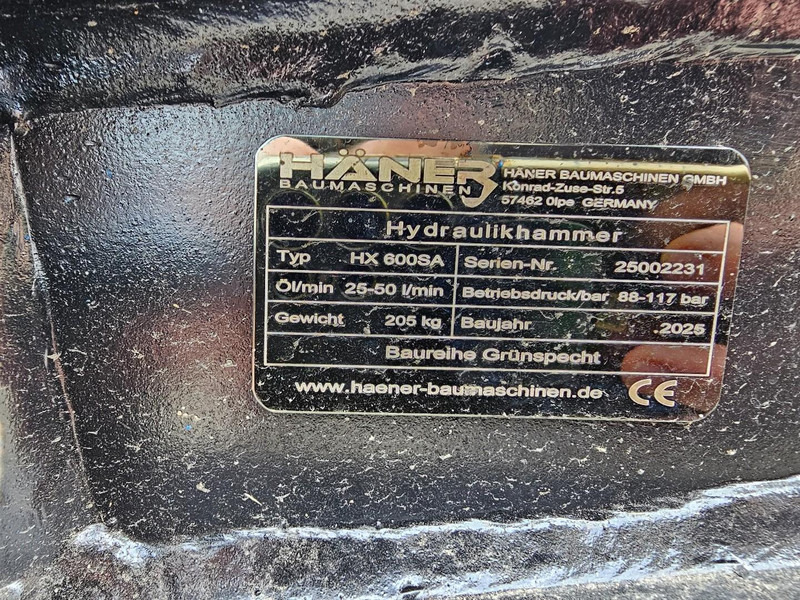 Haner HX600SA - مطرقة هيدروليكية - حفّار: صورة 5 Haner HX600SA - مطرقة هيدروليكية - حفّار: صورة 5