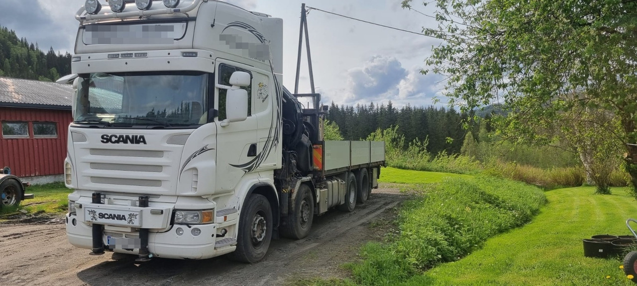 Scania R560 - شاحنات مسطحة, شاحنة كرين: صورة 2 Scania R560 - شاحنات مسطحة, شاحنة كرين: صورة 2