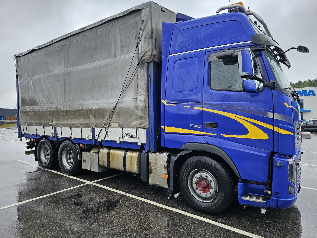 Volvo FH16 540 6x4 - شاحنة ذات ستائر جانبية: صورة 2 Volvo FH16 540 6x4 - شاحنة ذات ستائر جانبية: صورة 2