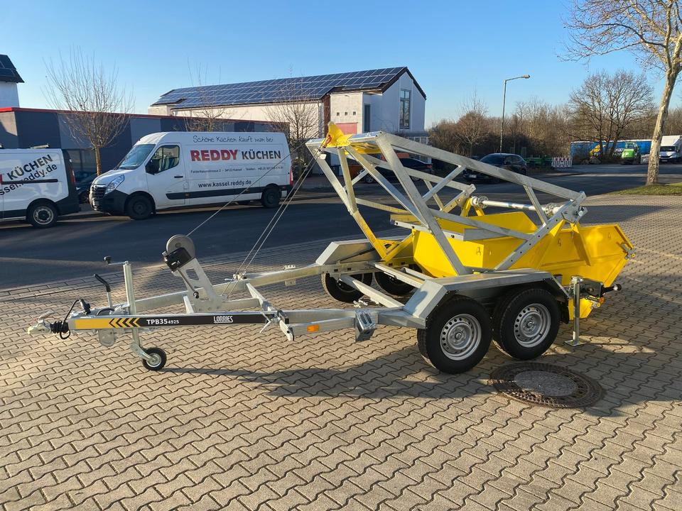 مقطورة بكرة الكابل Lorries Kabelanhänger mit Baucontainer 3500KG *INKL.19% MWST*SOFORT VERFÜGBAR!*: صورة 11 مقطورة بكرة الكابل Lorries Kabelanhänger mit Baucontainer 3500KG *INKL.19% MWST*SOFORT VERFÜGBAR!*: صورة 11