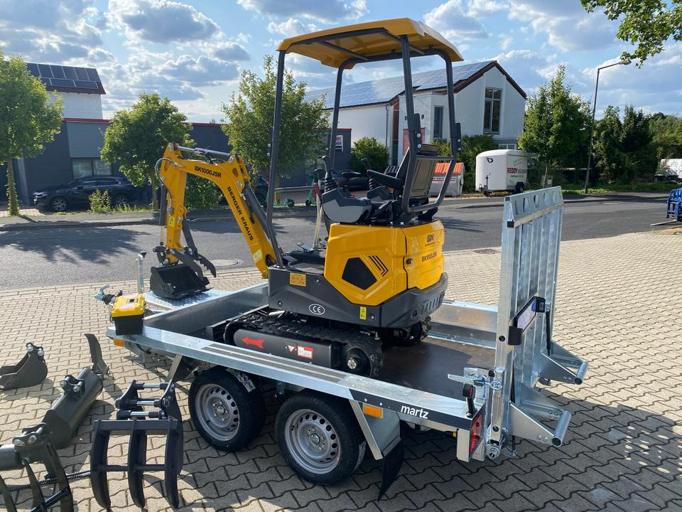 Minibagger BK1000JSR + Tieflader + Zubehör *HERBSTAKTION*INKL.19% MWST*BERGER KRAUS*VERSTELLFAHRWERK* SOFORT!* - حفار صغير: صورة 5 Minibagger BK1000JSR + Tieflader + Zubehör *HERBSTAKTION*INKL.19% MWST*BERGER KRAUS*VERSTELLFAHRWERK* SOFORT!* - حفار صغير: صورة 5