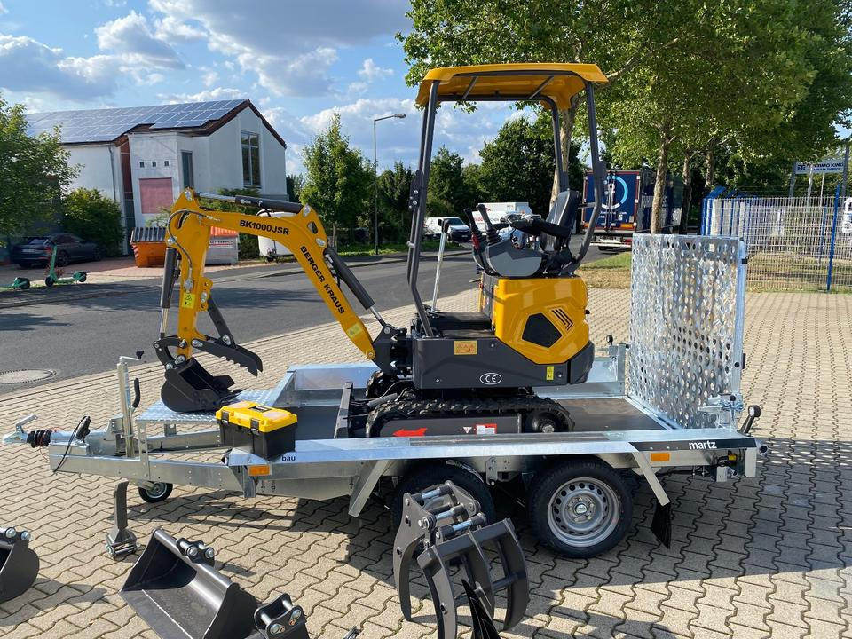 Minibagger BK1000JSR + Tieflader + Zubehör *HERBSTAKTION*INKL.19% MWST*BERGER KRAUS*VERSTELLFAHRWERK* SOFORT!* - حفار صغير: صورة 4 Minibagger BK1000JSR + Tieflader + Zubehör *HERBSTAKTION*INKL.19% MWST*BERGER KRAUS*VERSTELLFAHRWERK* SOFORT!* - حفار صغير: صورة 4