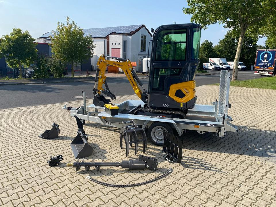 Minibagger BK1250KJSR + Tieflader + Zubehör *INKL.19% MWST*BERGER KRAUS*VERSTELLFAHRWERK* KUBOTA*SOFORT!* - حفار صغير: صورة 4 Minibagger BK1250KJSR + Tieflader + Zubehör *INKL.19% MWST*BERGER KRAUS*VERSTELLFAHRWERK* KUBOTA*SOFORT!* - حفار صغير: صورة 4