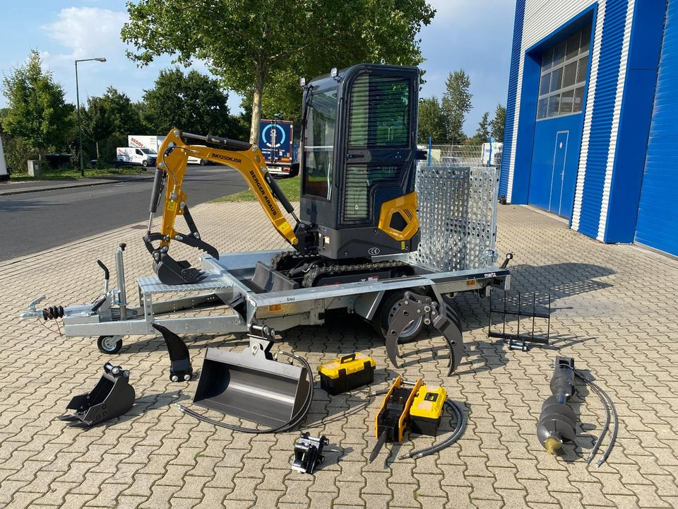 Minibagger BK1250KJSR + Tieflader + Zubehör *INKL.19% MWST*BERGER KRAUS*VERSTELLFAHRWERK* KUBOTA*SOFORT!* - حفار صغير: صورة 2 Minibagger BK1250KJSR + Tieflader + Zubehör *INKL.19% MWST*BERGER KRAUS*VERSTELLFAHRWERK* KUBOTA*SOFORT!* - حفار صغير: صورة 2