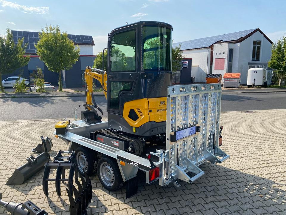 Minibagger BK1250KJSR + Tieflader + Zubehör *INKL.19% MWST*BERGER KRAUS*VERSTELLFAHRWERK* KUBOTA*SOFORT!* - حفار صغير: صورة 4 Minibagger BK1250KJSR + Tieflader + Zubehör *INKL.19% MWST*BERGER KRAUS*VERSTELLFAHRWERK* KUBOTA*SOFORT!* - حفار صغير: صورة 4