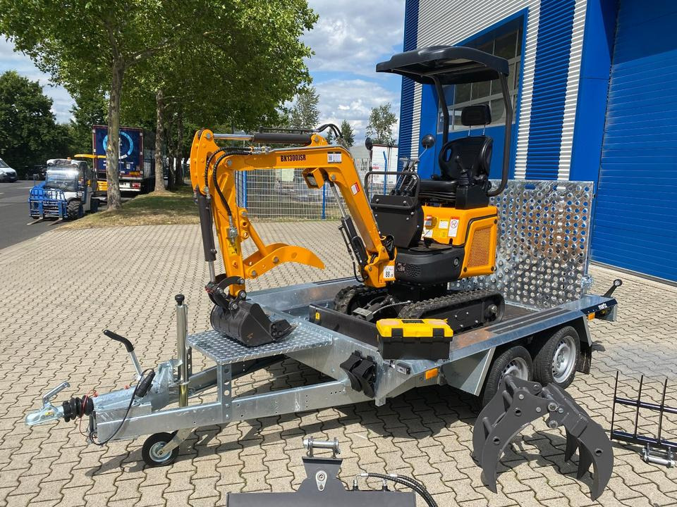 Minibagger BK1300JSR + Tieflader + Zubehör *INKL.19% MWST*BERGER KRAUS*VERSTELLFAHRWERK* KUBOTA*SOFORT!* - حفار صغير: صورة 3 Minibagger BK1300JSR + Tieflader + Zubehör *INKL.19% MWST*BERGER KRAUS*VERSTELLFAHRWERK* KUBOTA*SOFORT!* - حفار صغير: صورة 3