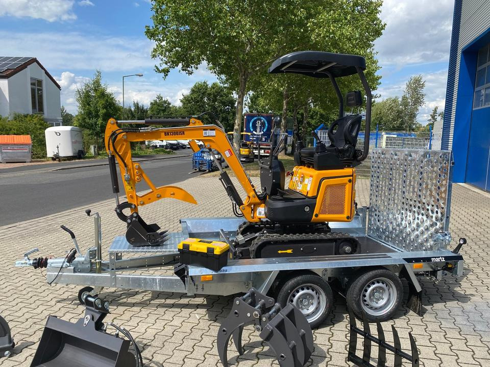 Minibagger BK1300JSR + Tieflader + Zubehör *INKL.19% MWST*BERGER KRAUS*VERSTELLFAHRWERK* KUBOTA*SOFORT!* - حفار صغير: صورة 4 Minibagger BK1300JSR + Tieflader + Zubehör *INKL.19% MWST*BERGER KRAUS*VERSTELLFAHRWERK* KUBOTA*SOFORT!* - حفار صغير: صورة 4