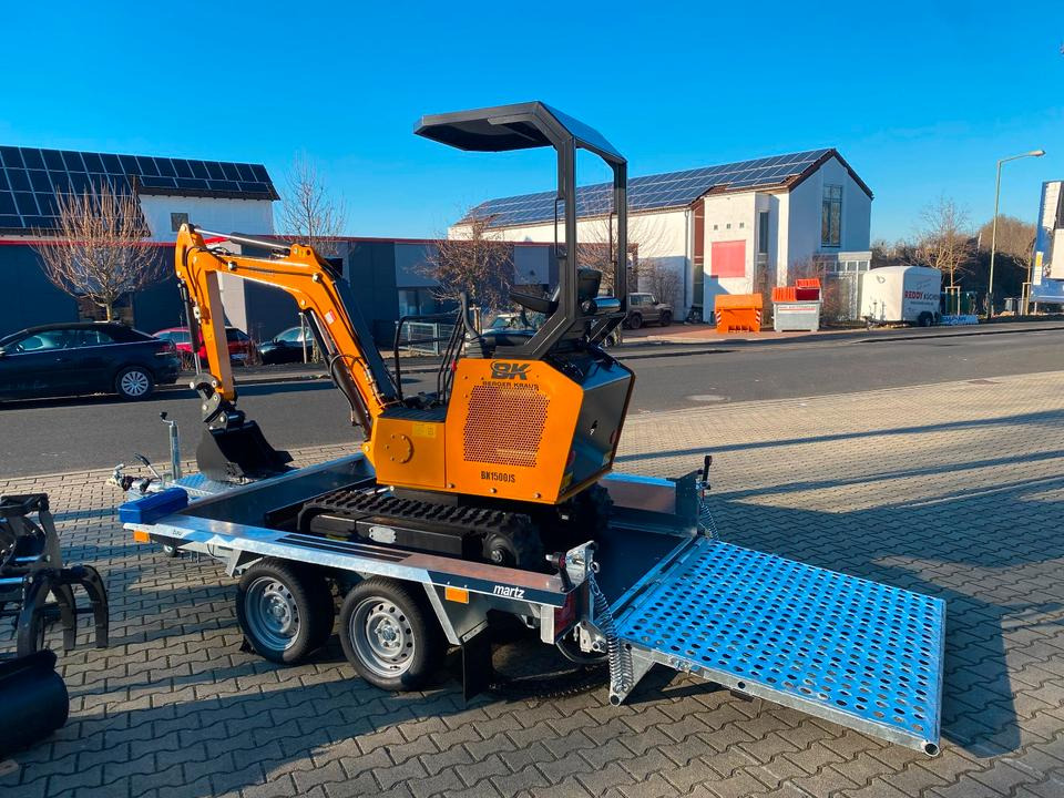 Minibagger BK1500JS + Anhänger *INKL.19% MWST*BERGER KRAUS*KUBOTA*JOYSTICK*ZUBEHÖRPAKET*SOFORT!* - حفار صغير: صورة 5 Minibagger BK1500JS + Anhänger *INKL.19% MWST*BERGER KRAUS*KUBOTA*JOYSTICK*ZUBEHÖRPAKET*SOFORT!* - حفار صغير: صورة 5